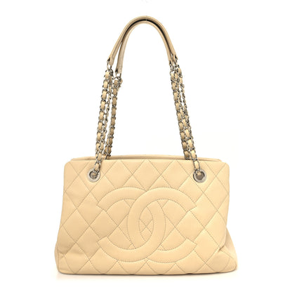 Chanel Caviar Quilted Petit Timeless Tote PTT Beige 1 of 13