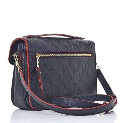 Louis Vuitton Empreinte Pochette Metis Marine Rouge 3 of 9