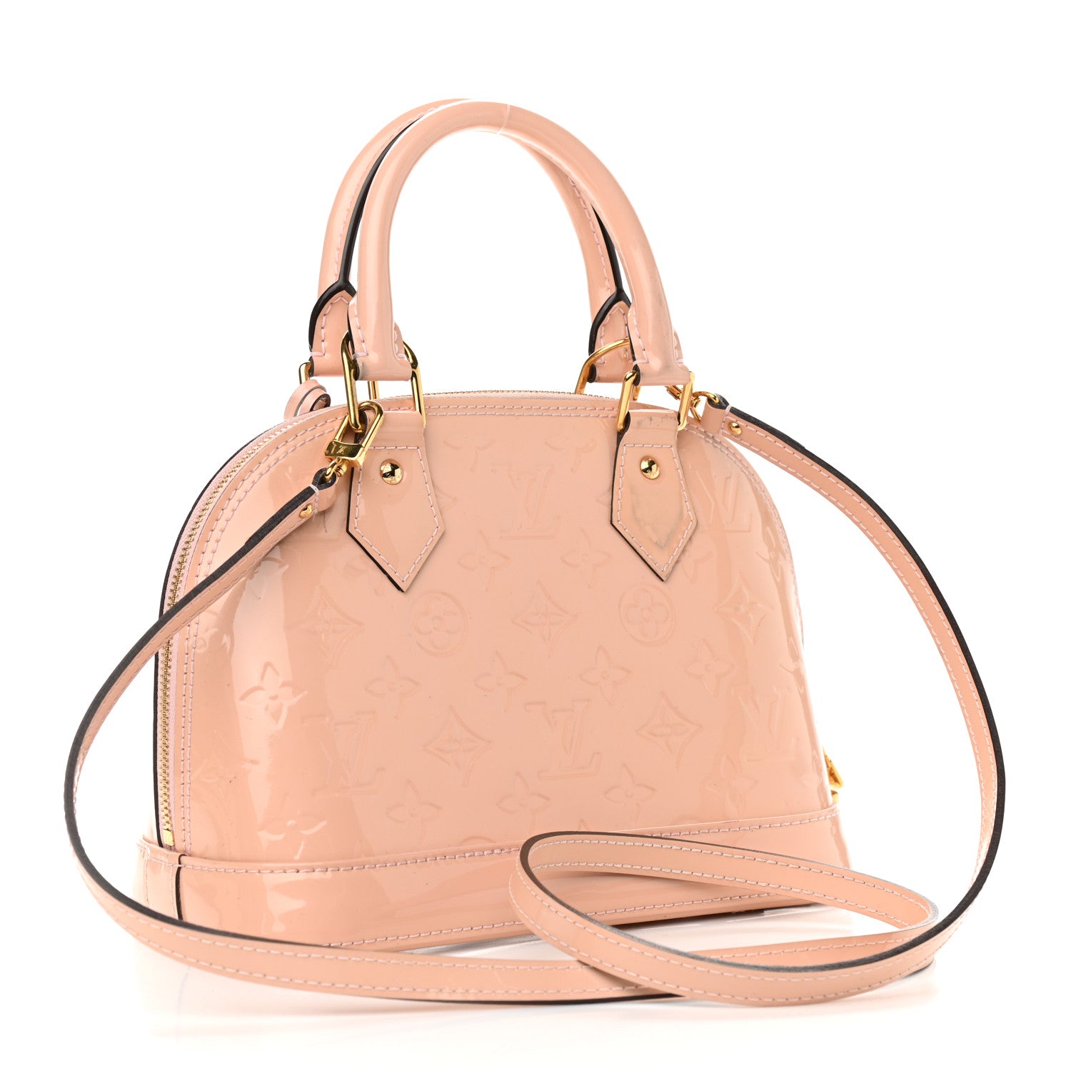 Louis Vuitton Vernis Alma BB Rose Ballerine 2 of 10