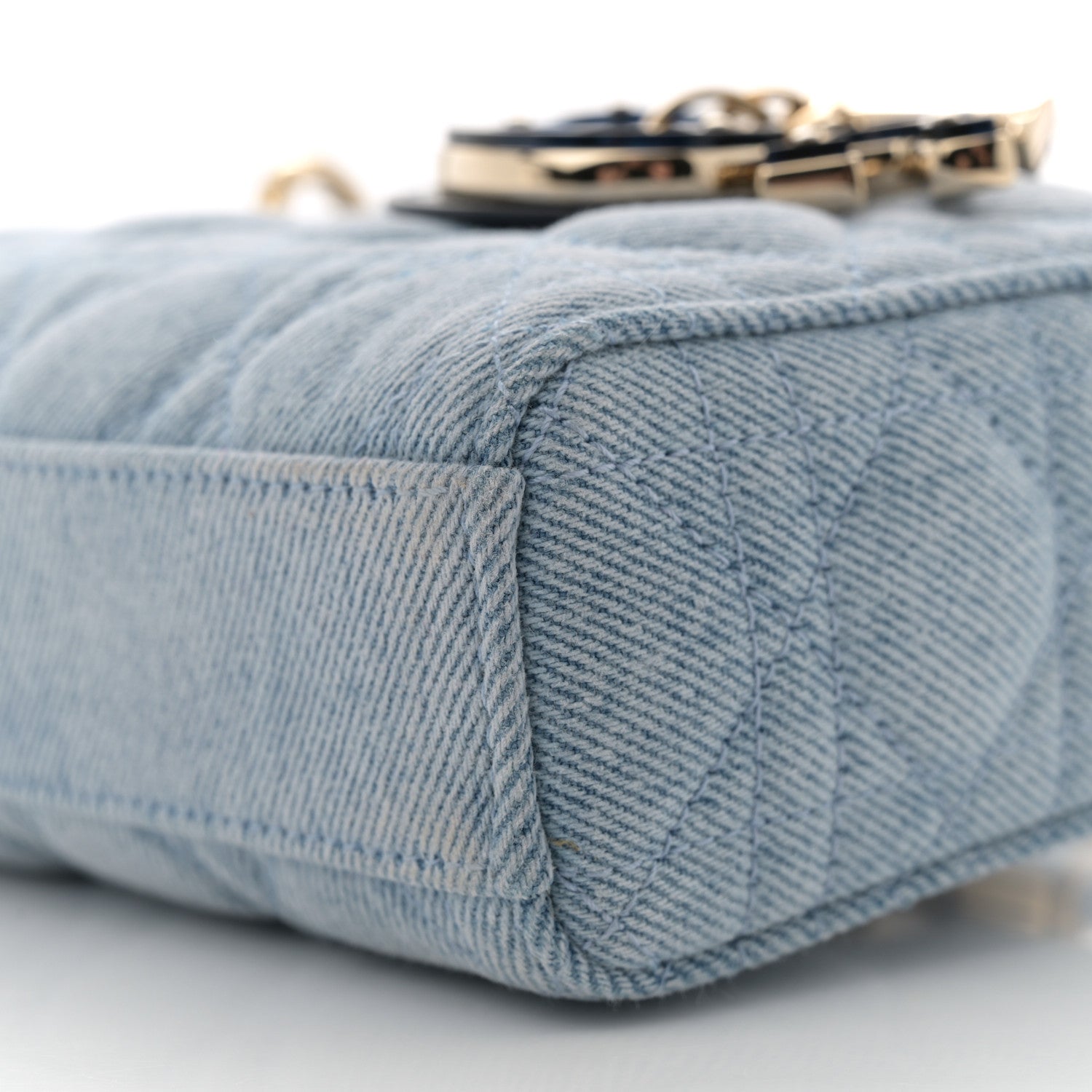 Christian Dior Denim Macrocannage Lady D-Joy Blue 10 of 10
