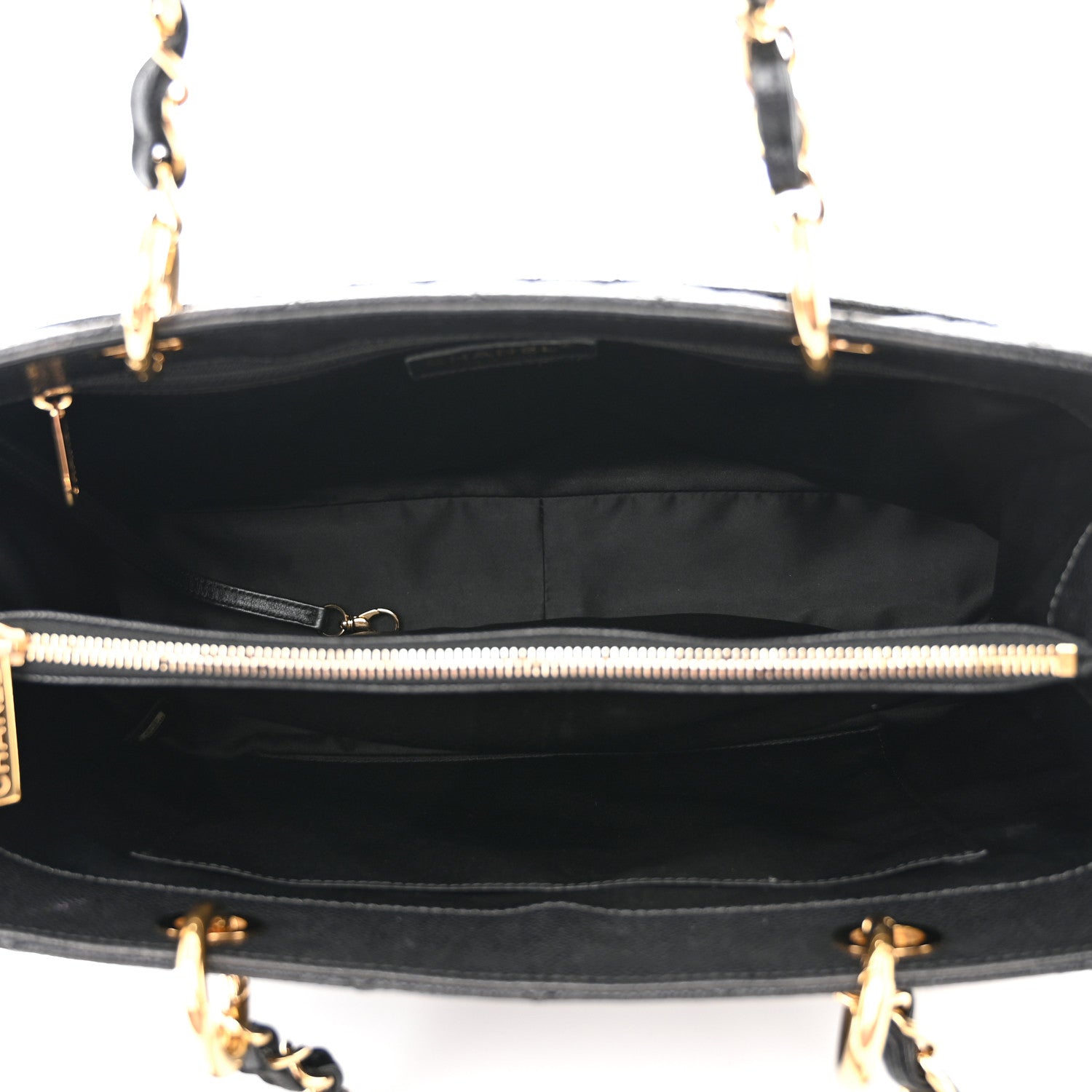 Chanel Caviar Quilted Grand Shopping Tote GST Black 5 of 11
