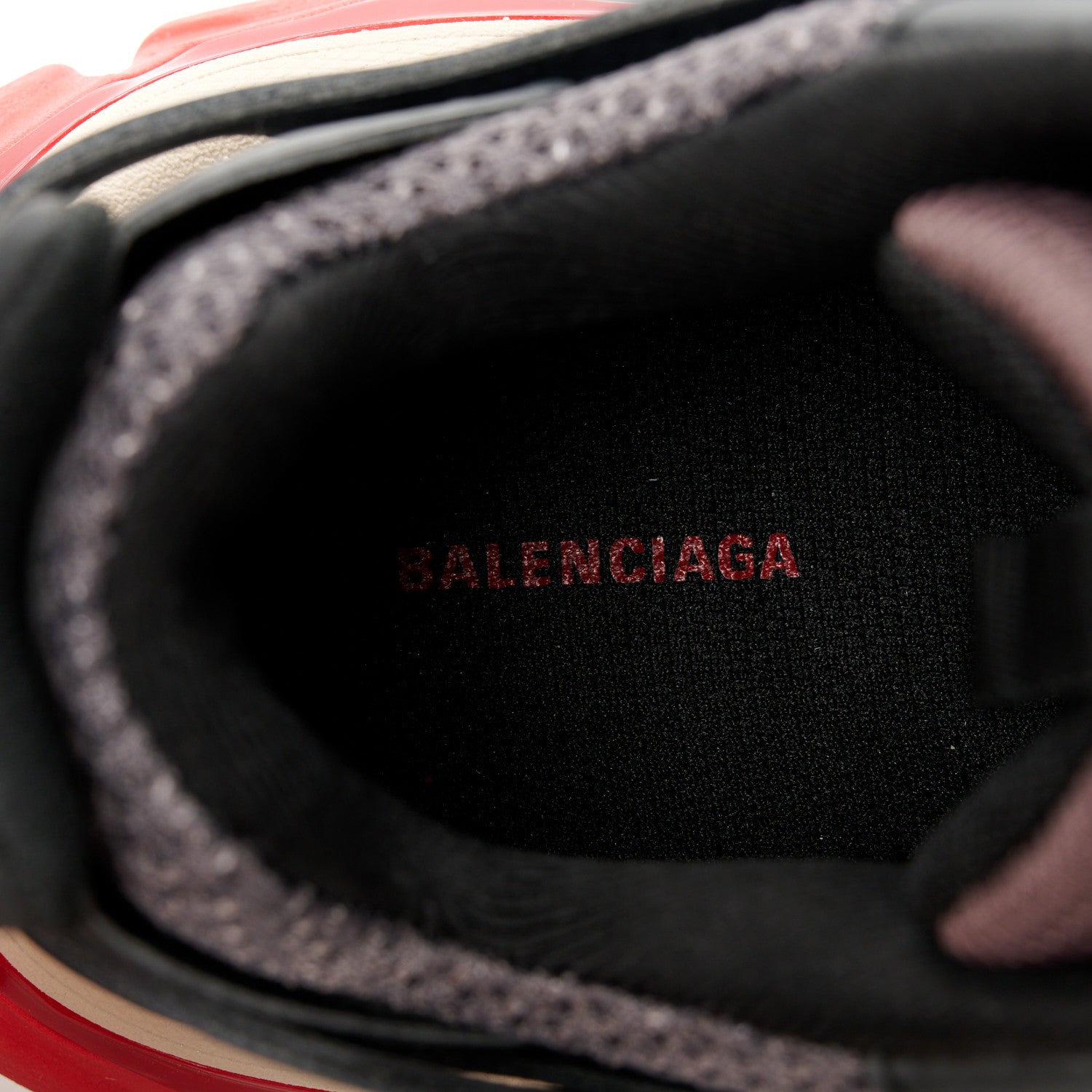 Balenciaga Mesh Nylon Fabric Womens Track Sneakers 36 Black Grey 9 of 10