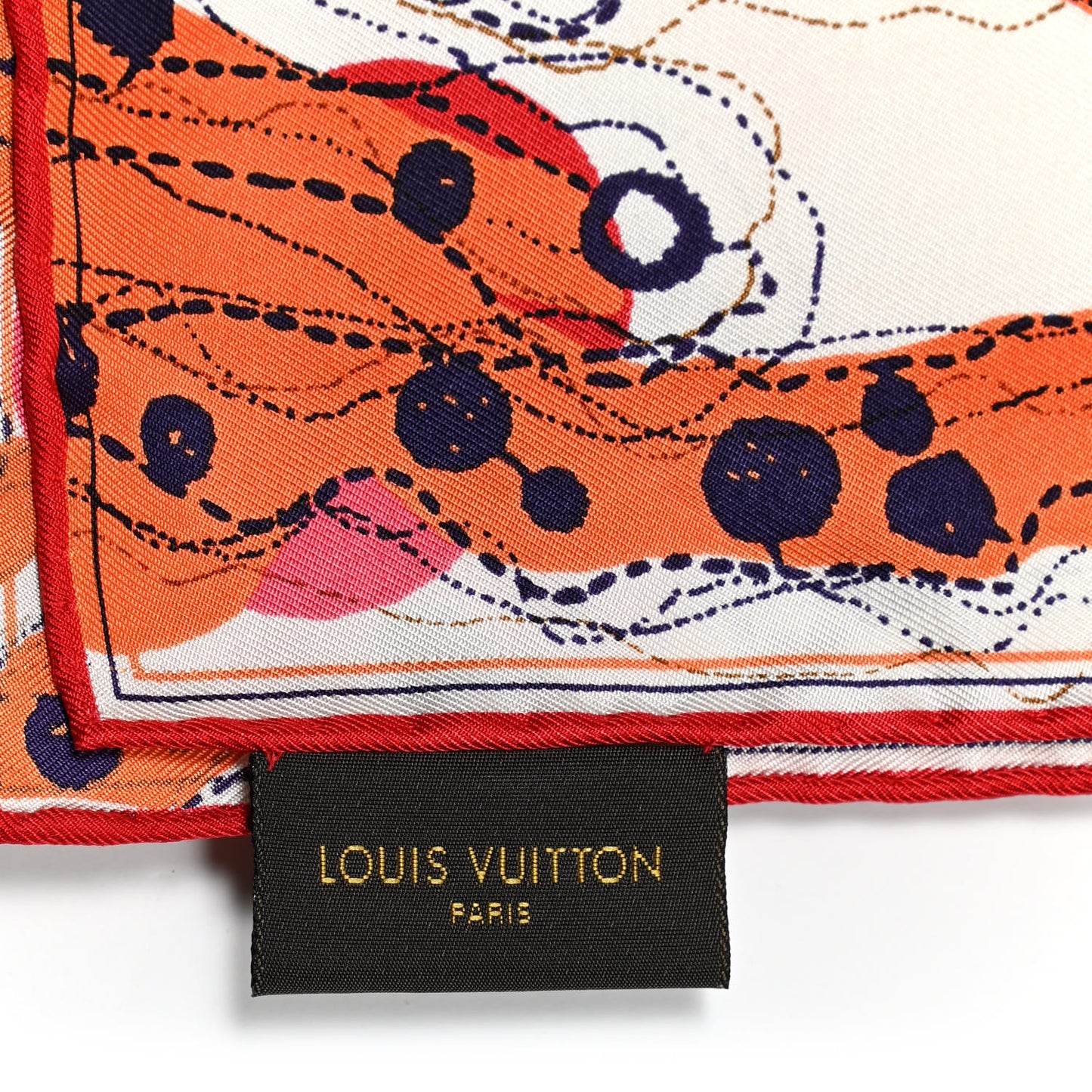 Silk Monogram Ramages Square Scarf