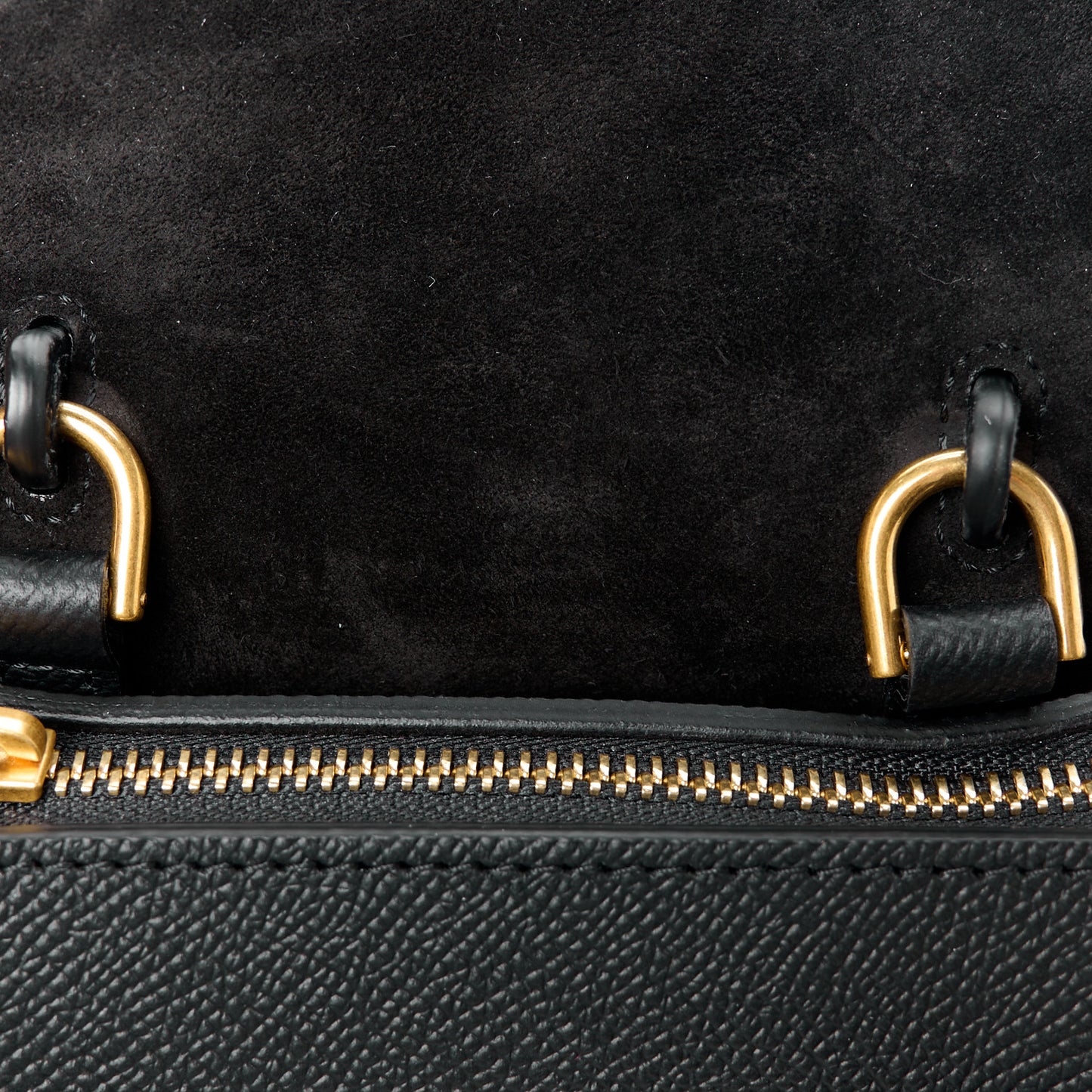 Grained Calfskin Pico Belt Bag Black