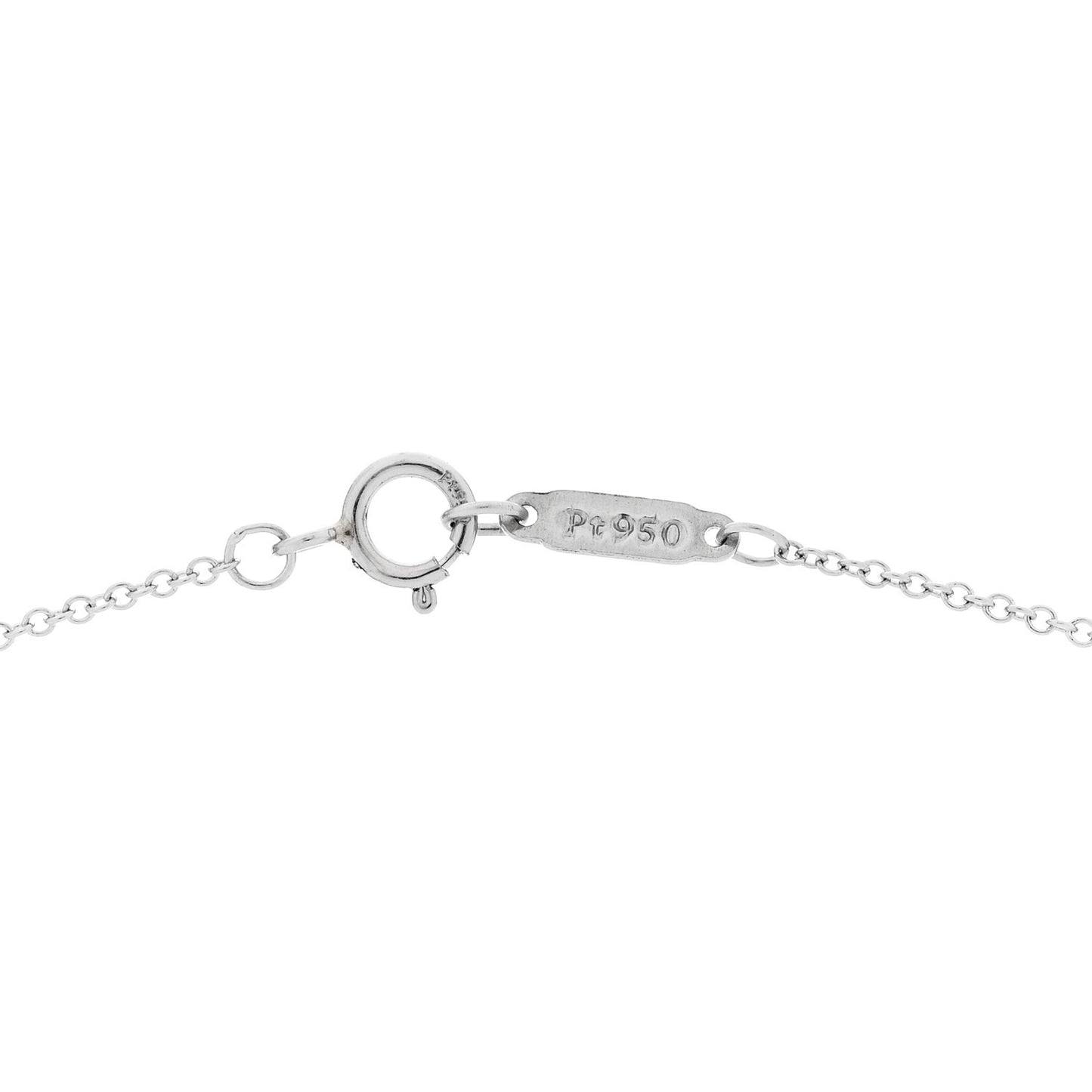 Platinum Diamond .12ct Solitaire Pendant Necklace