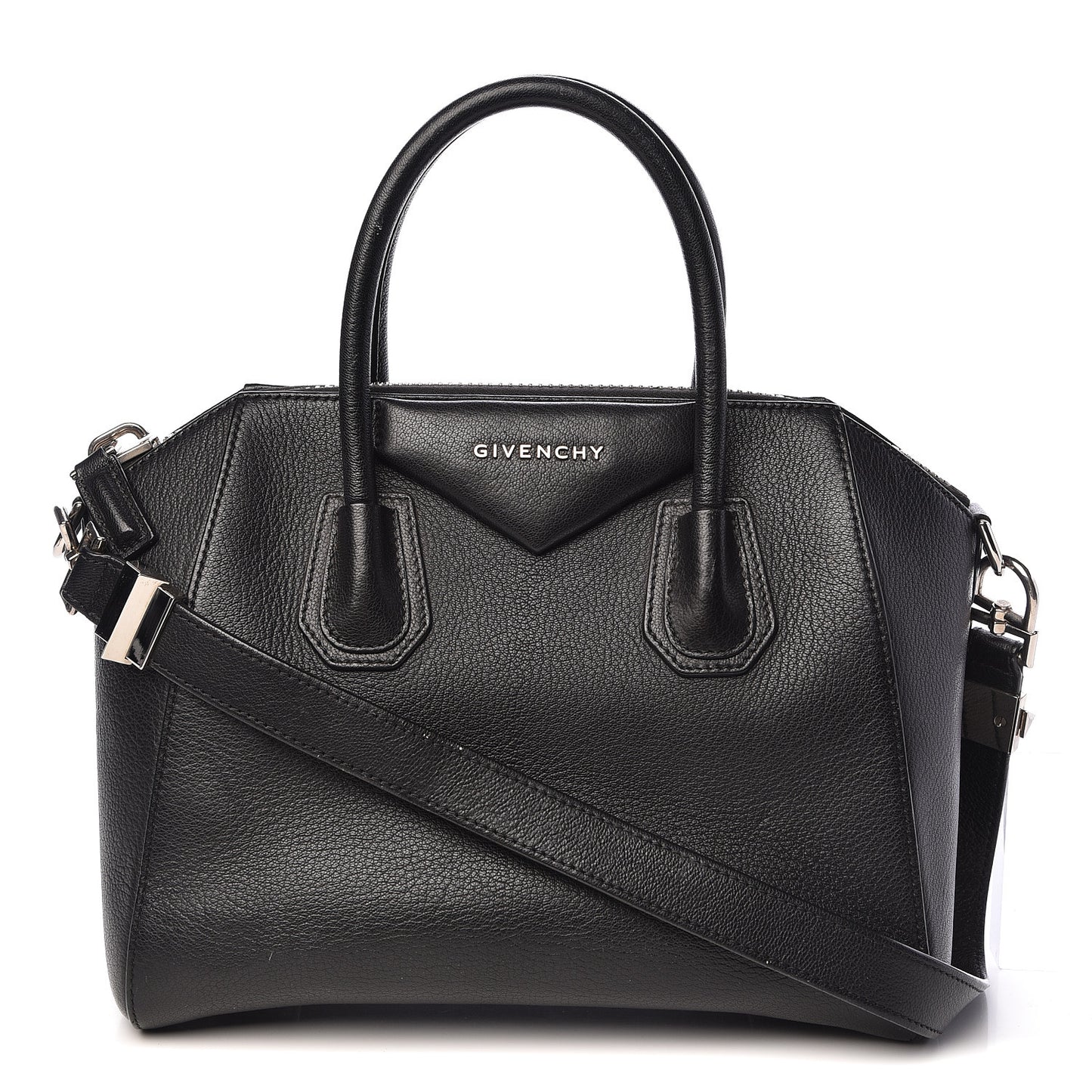 Sugar Goatskin Small Antigona Black