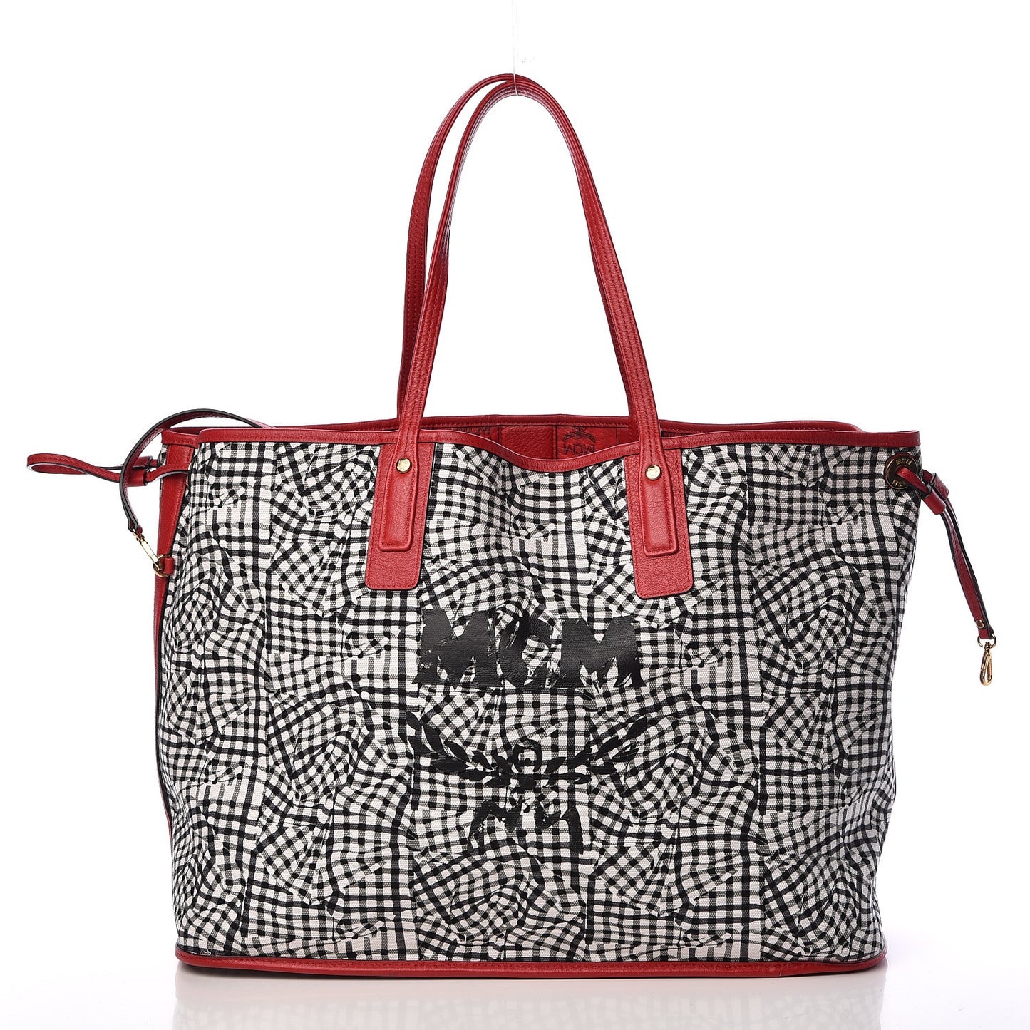 Visetos Large Liz Reversible Shopper Tote Ruby Red