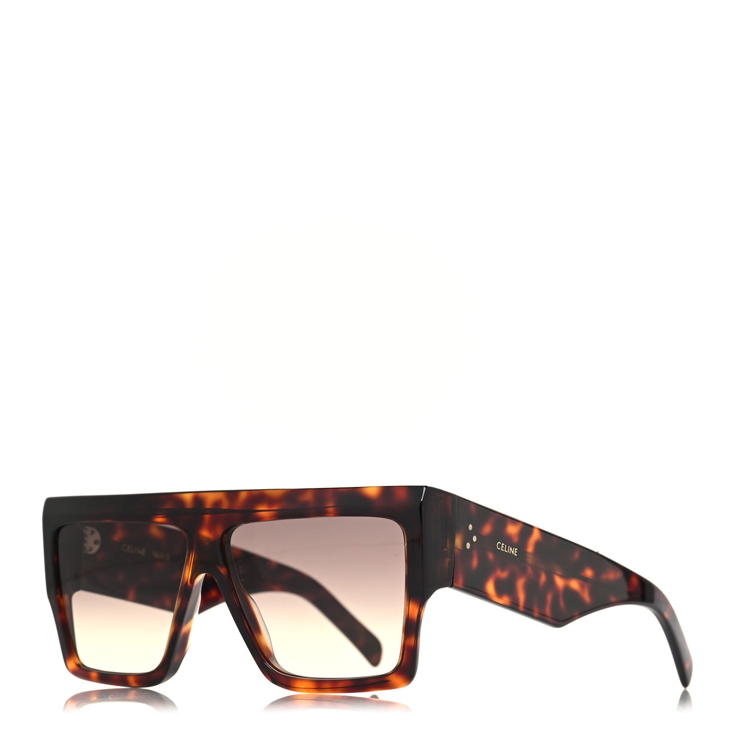 Acetate Rectangular Sunglasses CL400921 Dark Havana
