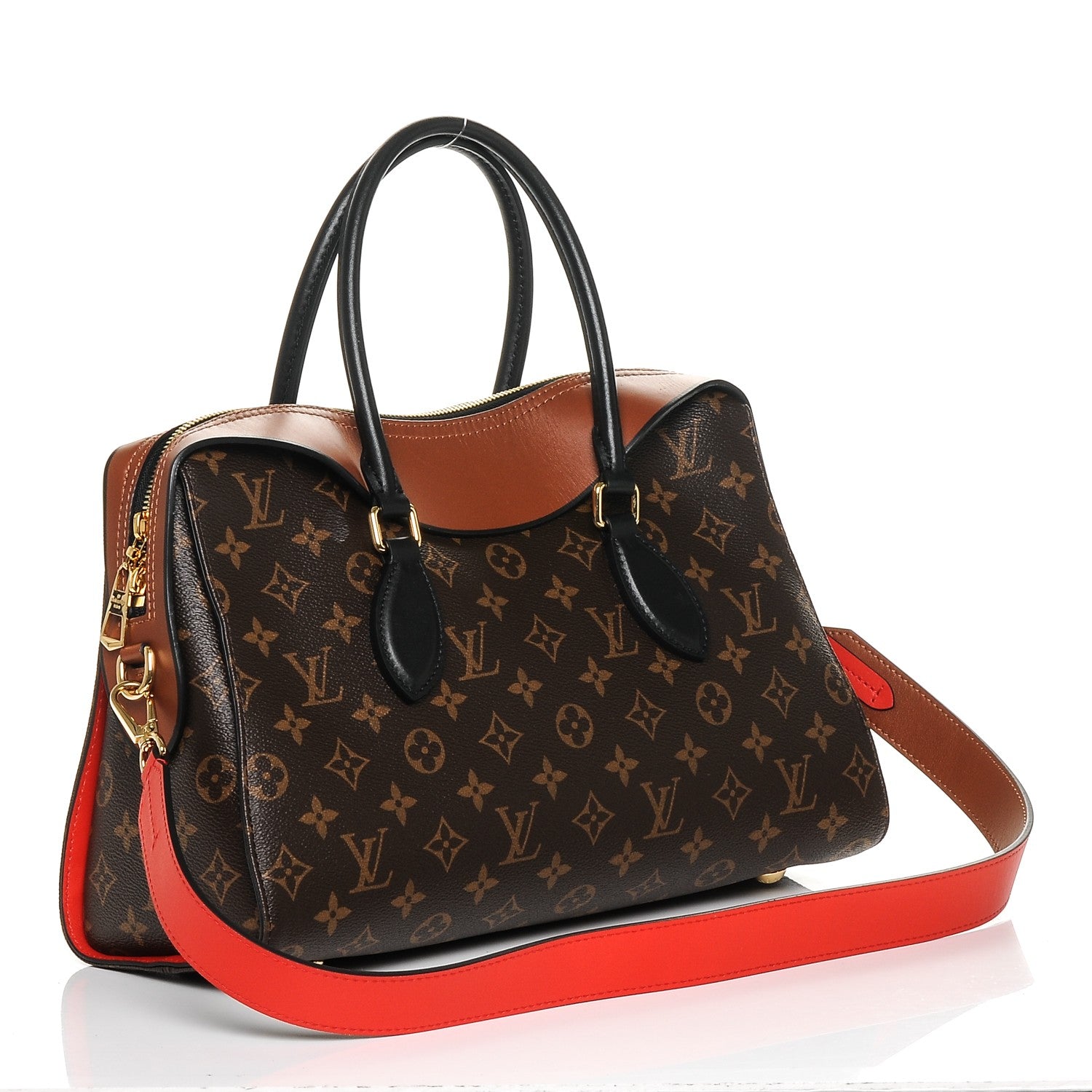 Louis Vuitton Monogram Tuileries Caramel Rouge 3 of 9