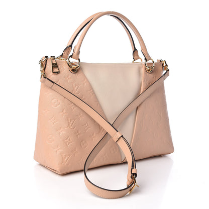 Louis Vuitton Empreinte V Tote MM Beige Rose Creme 3 of 10