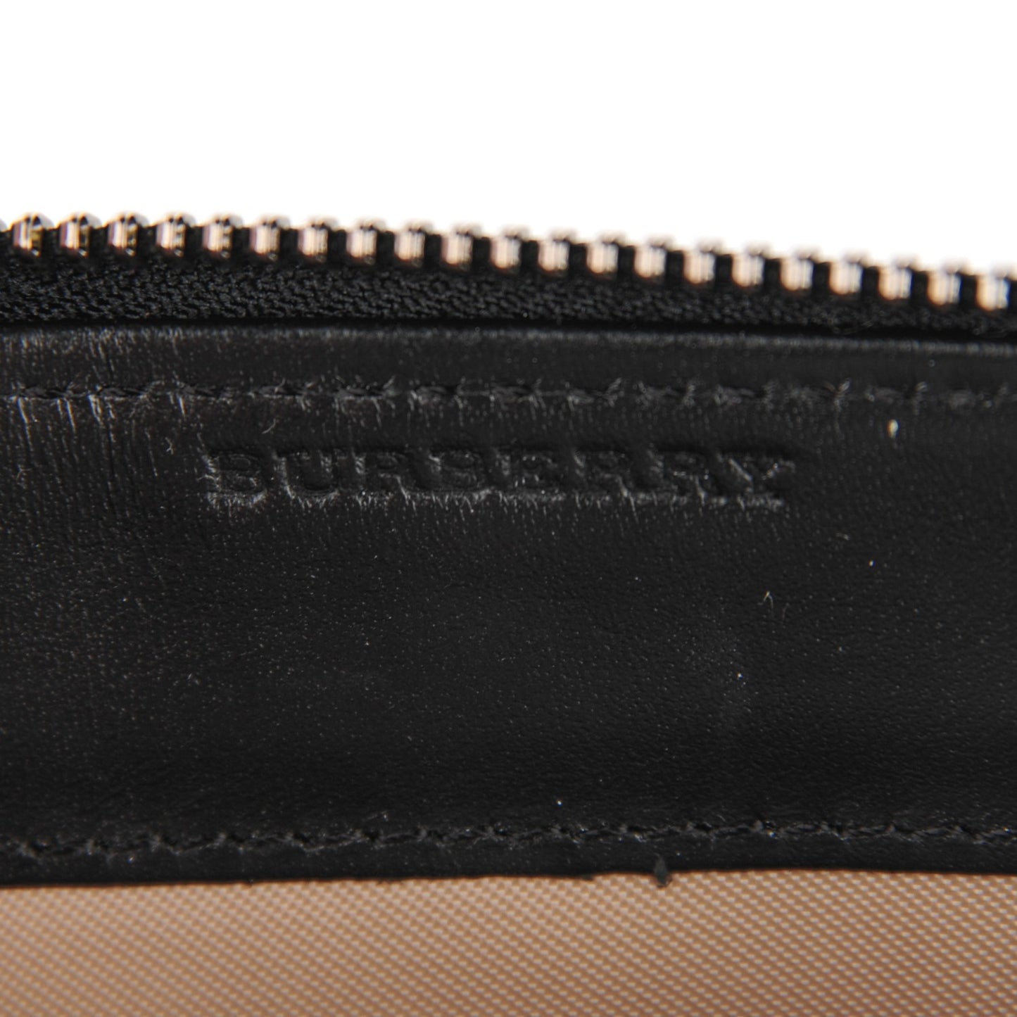Nova Check Large Ziggy Zip Around Wallet Black