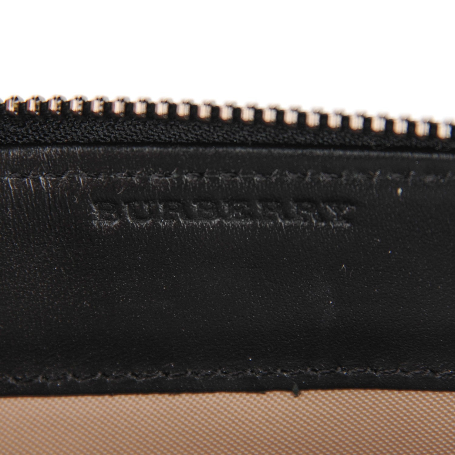 Burberry Nova Check Large Ziggy Zip Around Wallet Black 5 of 8