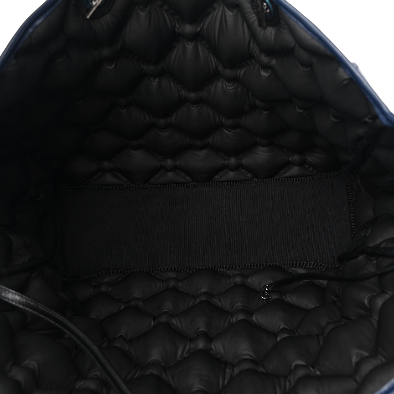 Chanel Calfskin Quilted Large Chesterfield Tote Navy 6 of 12