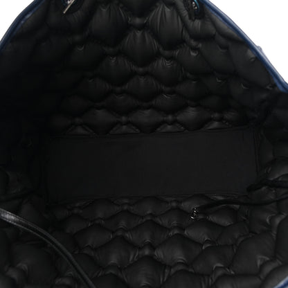 Chanel Calfskin Quilted Large Chesterfield Tote Navy 6 of 12