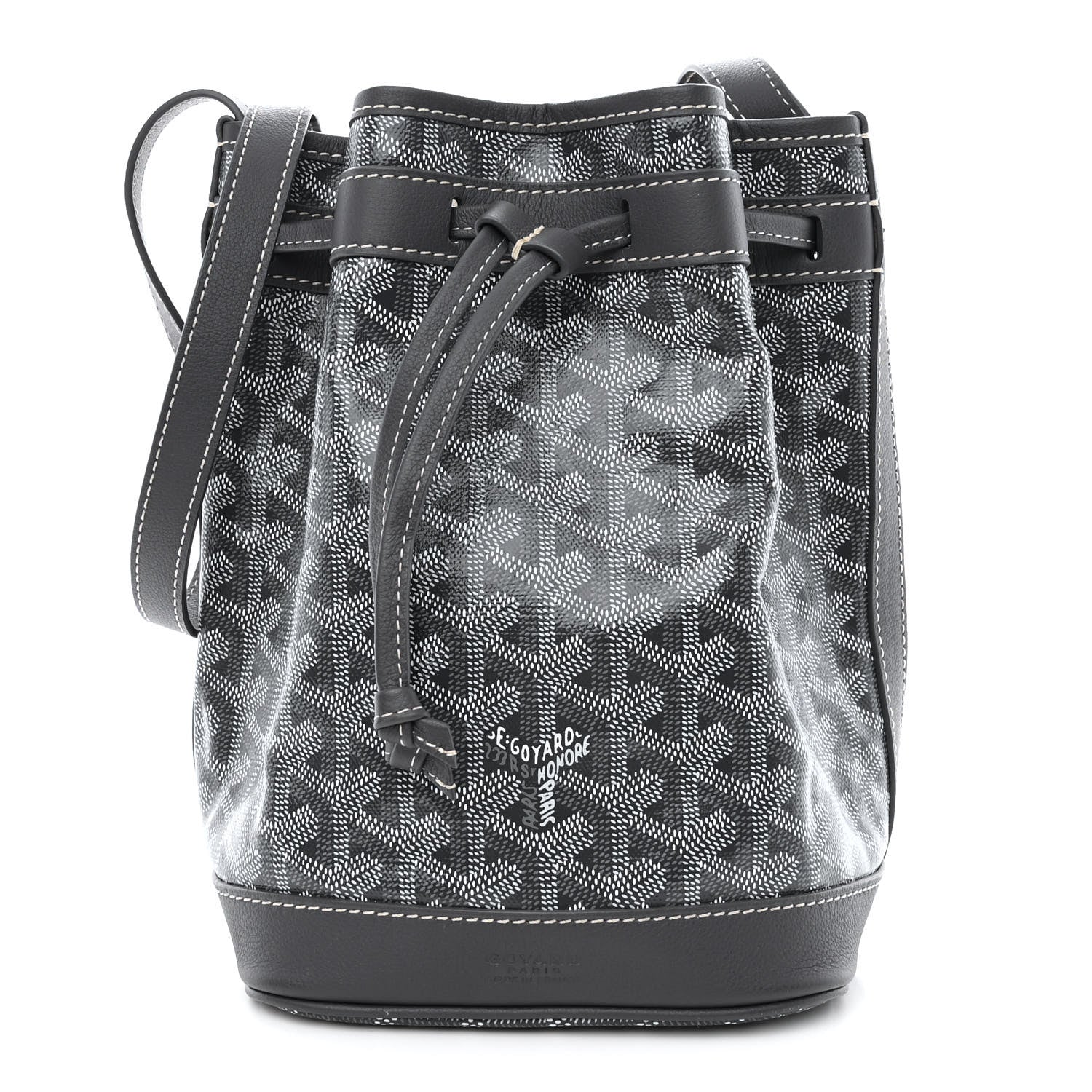 Goyard Goyardine Petit Flot Bucket Bag PM Grey 1 of 8