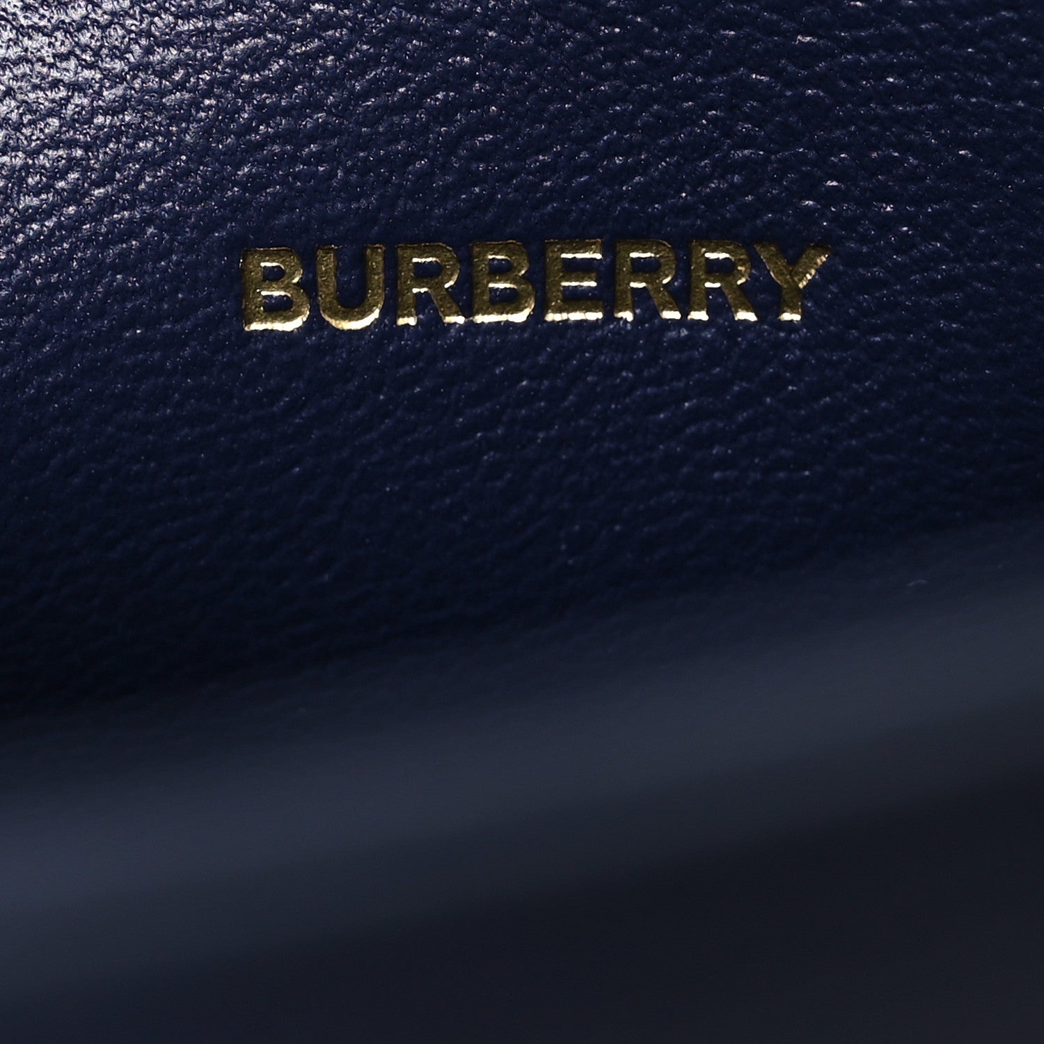 Burberry Calfskin Mega Check Mini Banwell Tote Dark Canvas Blue 6 of 13