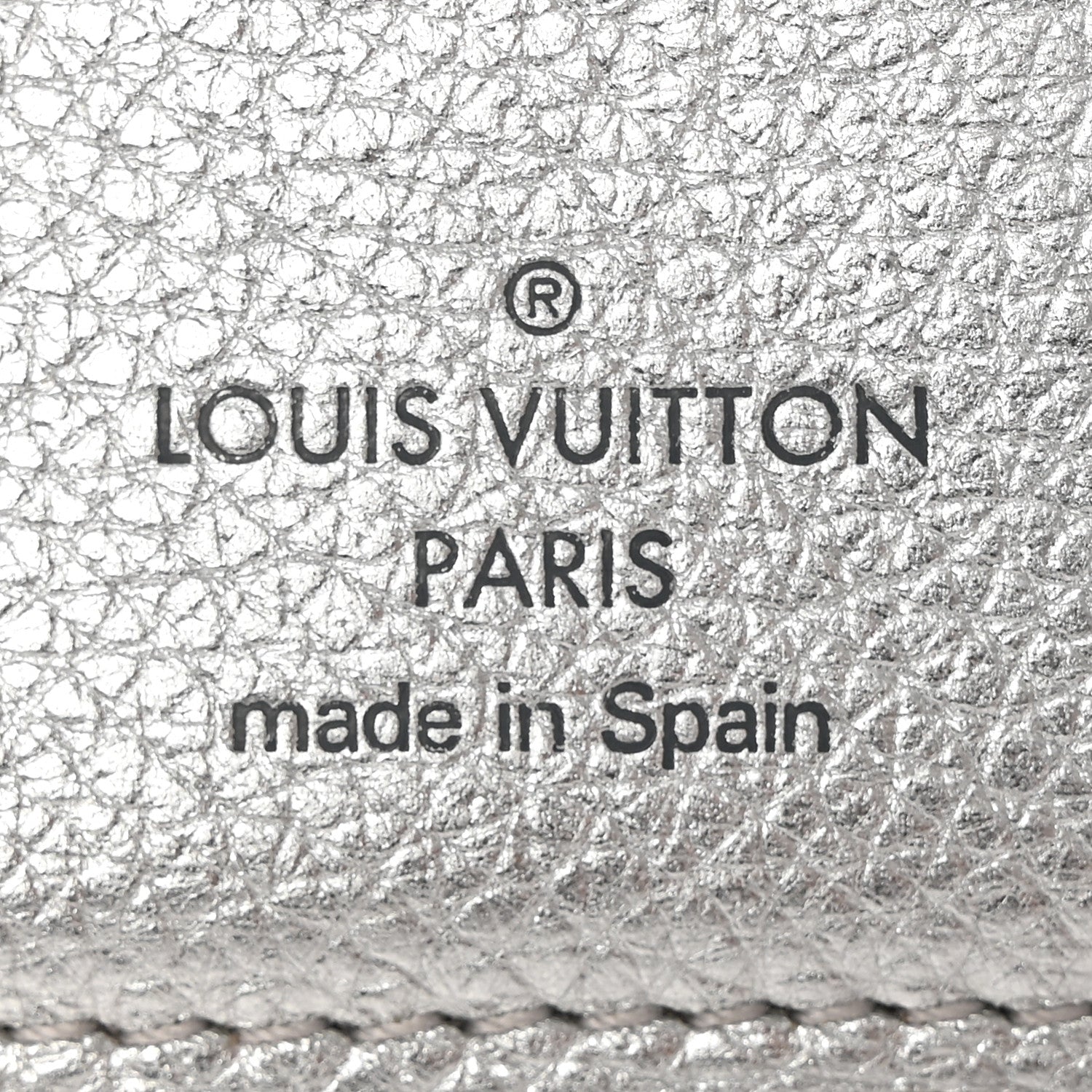 Louis Vuitton Metallic Calfskin Lockmini Wallet Silver 7 of 8