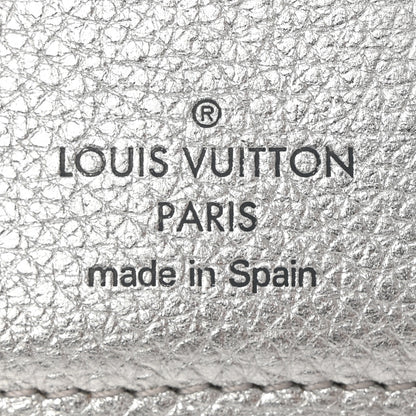 Louis Vuitton Metallic Calfskin Lockmini Wallet Silver 7 of 8