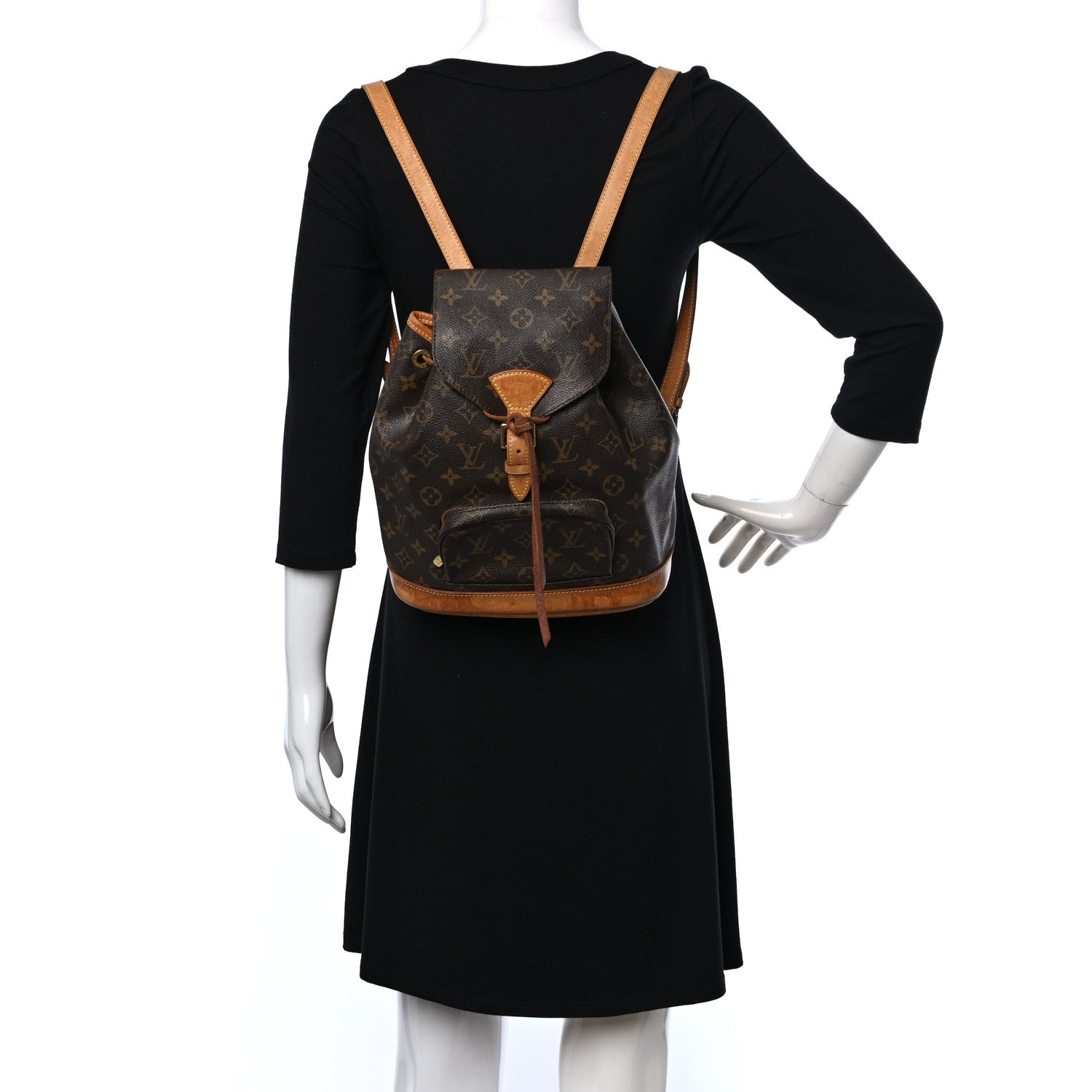 Louis Vuitton Monogram Montsouris MM Backpack 2 of 11