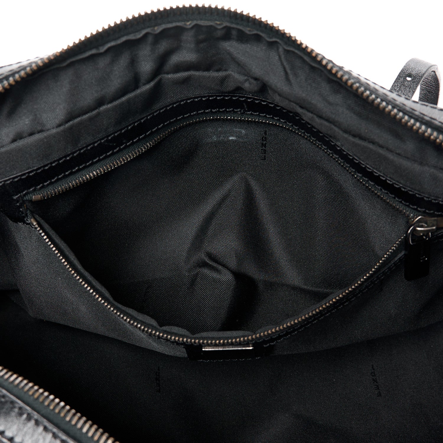 Fendi Zucca Zip Top Tote Black 6 of 10