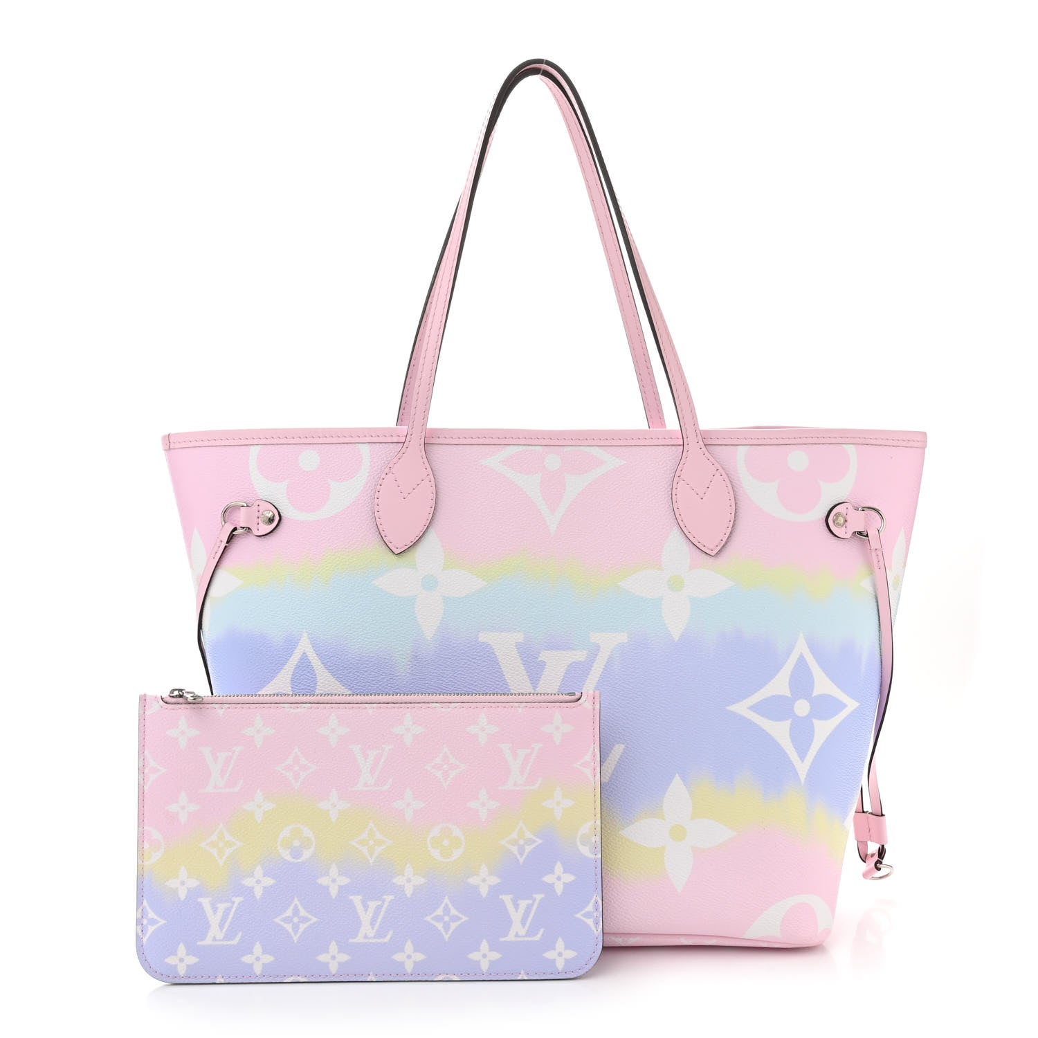 Louis Vuitton Monogram Escale Neverfull MM Pastel 3 of 17