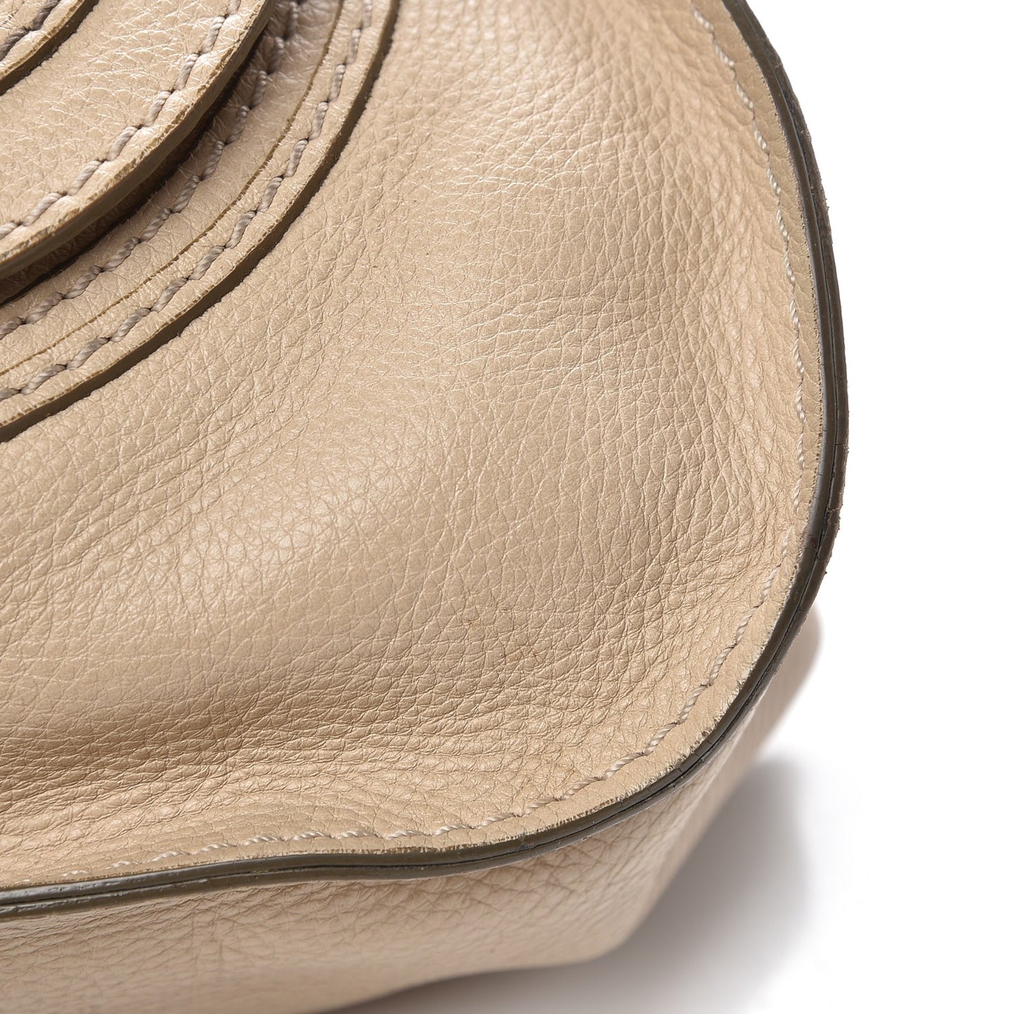 Calfskin Medium Marcie Satchel Angora Beige