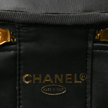 Chanel Patent Vanity Cosmetic Case Black 6 of 10