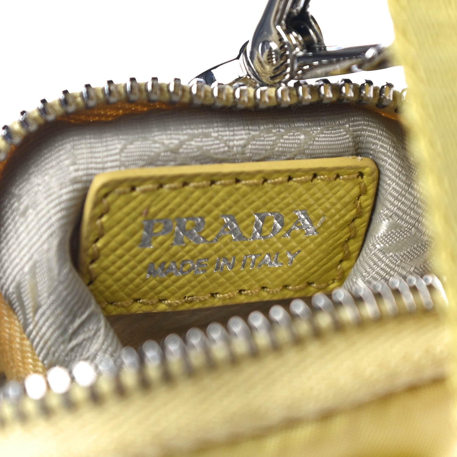 Prada Nylon Saffiano Re-Edition 2005 Shoulder Bag Ananas 8 of 12