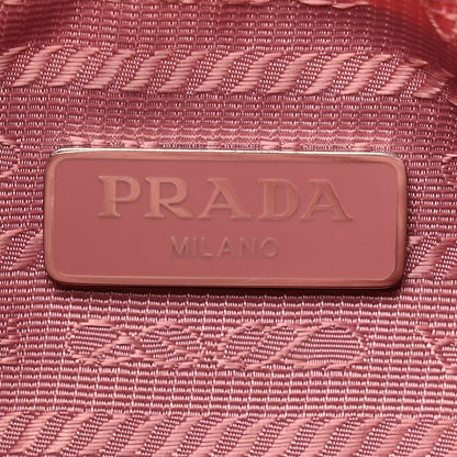 Prada Tessuto Nylon Saffiano Mini Re-Edition 2005 Bag Begonia 6 of 13