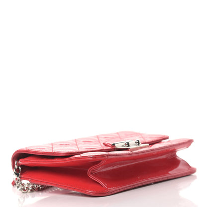 Christian Dior Patent Cannage Miss Dior Promenade Pouch Red 4 of 13
