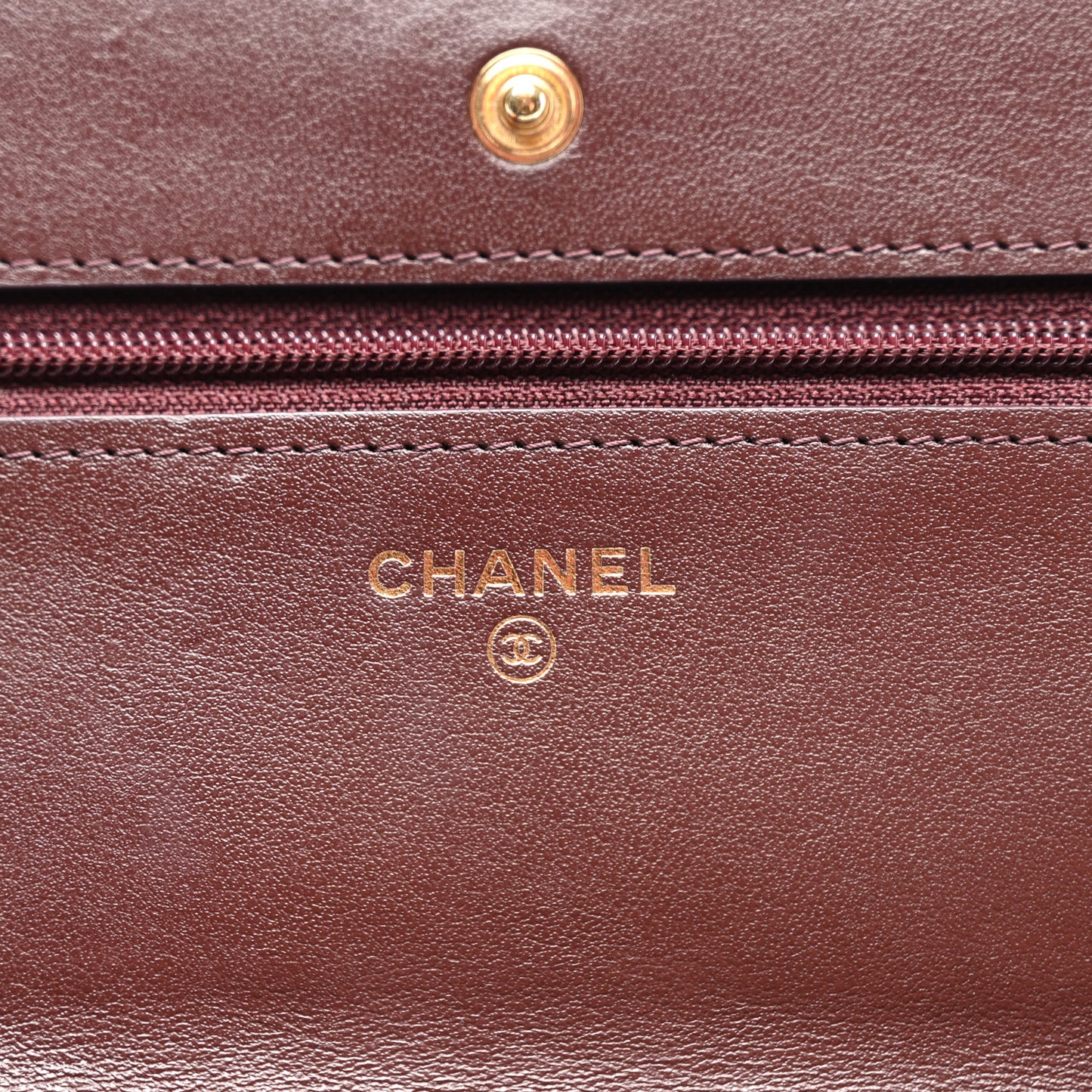 Felt Quilted Paris-Hamburg Charms Wallet On Chain WOC Dark Navy