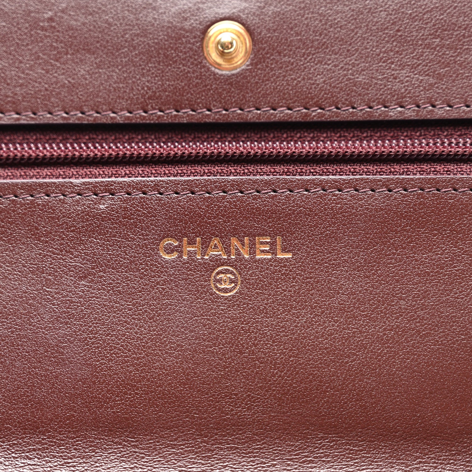 Chanel Felt Quilted Paris-Hamburg Charms Wallet On Chain WOC Dark Navy 5 of 10
