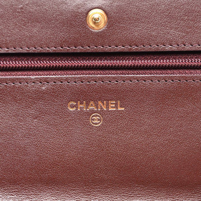 Chanel Felt Quilted Paris-Hamburg Charms Wallet On Chain WOC Dark Navy 5 of 10