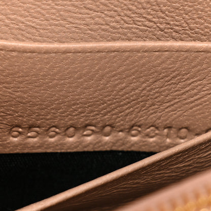 Balenciaga Shiny Calfskin Crocodile Embossed Hourglass Chain Bag Nude Beige 8 of 20