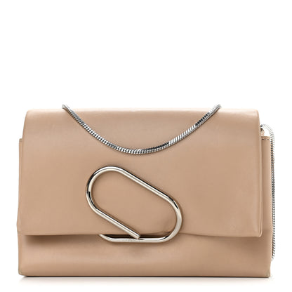 3.1 Phillip Lim Calfskin Alix Soft Flap Clutch Fawn 1 of 14