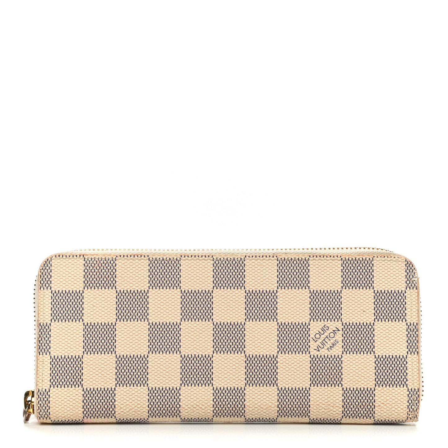 Damier Azur Clemence Wallet Rose Ballerine