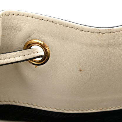 Prada Saffiano Bucket Bag White 16 of 16