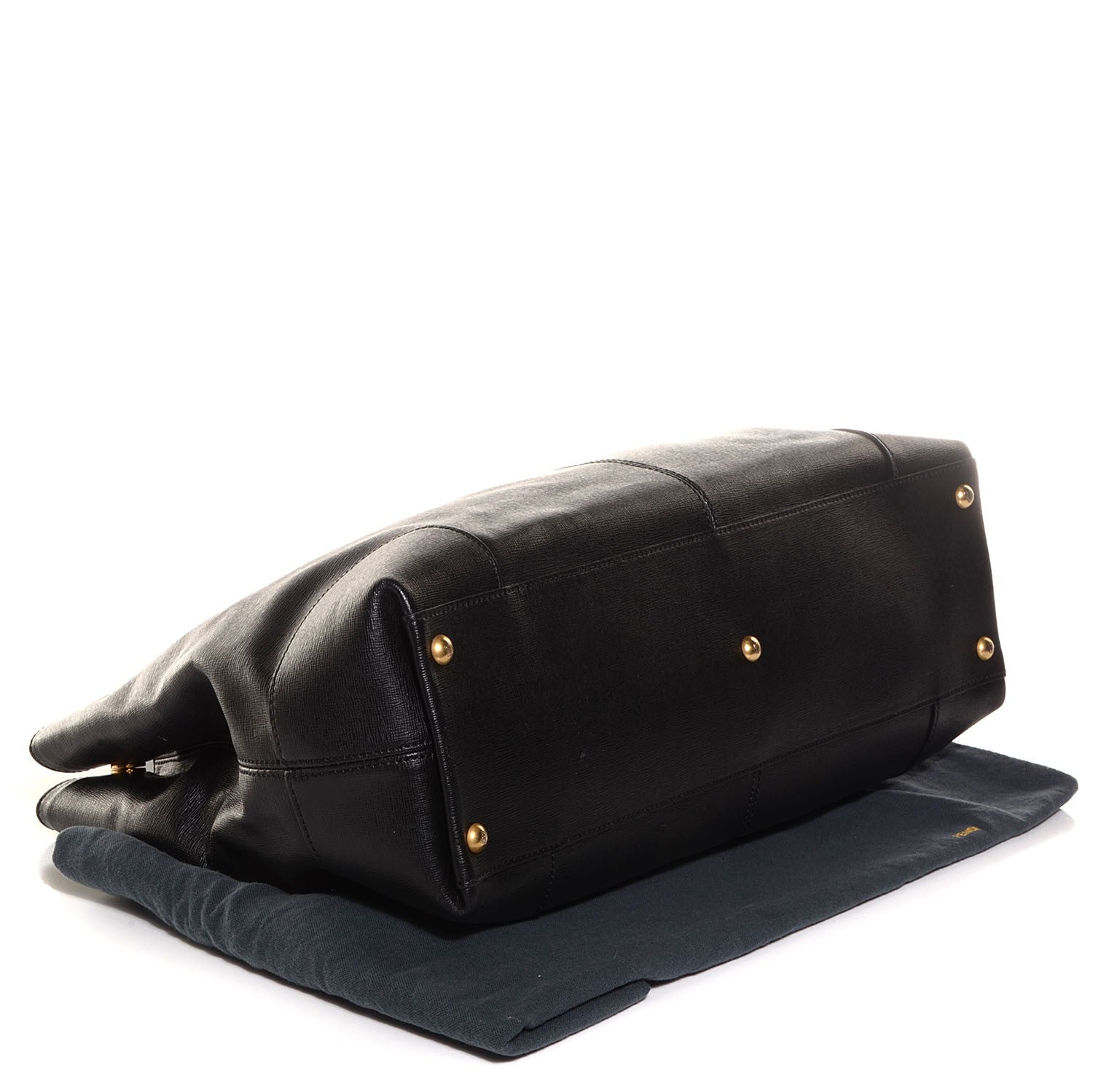 Fendi Vitello Elite Chameleon Shopper Tote Black 3 of 11