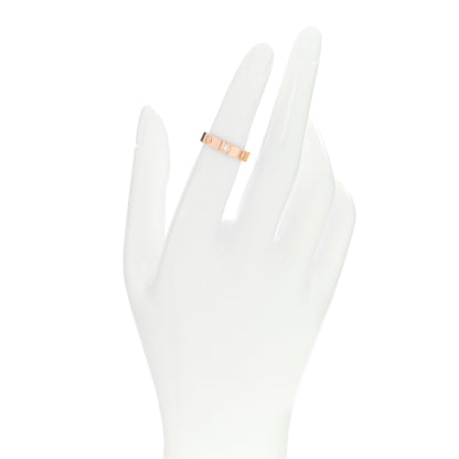 Cartier 18K Pink Gold Diamond 4mm LOVE Ring 50 5.25 2 of 5