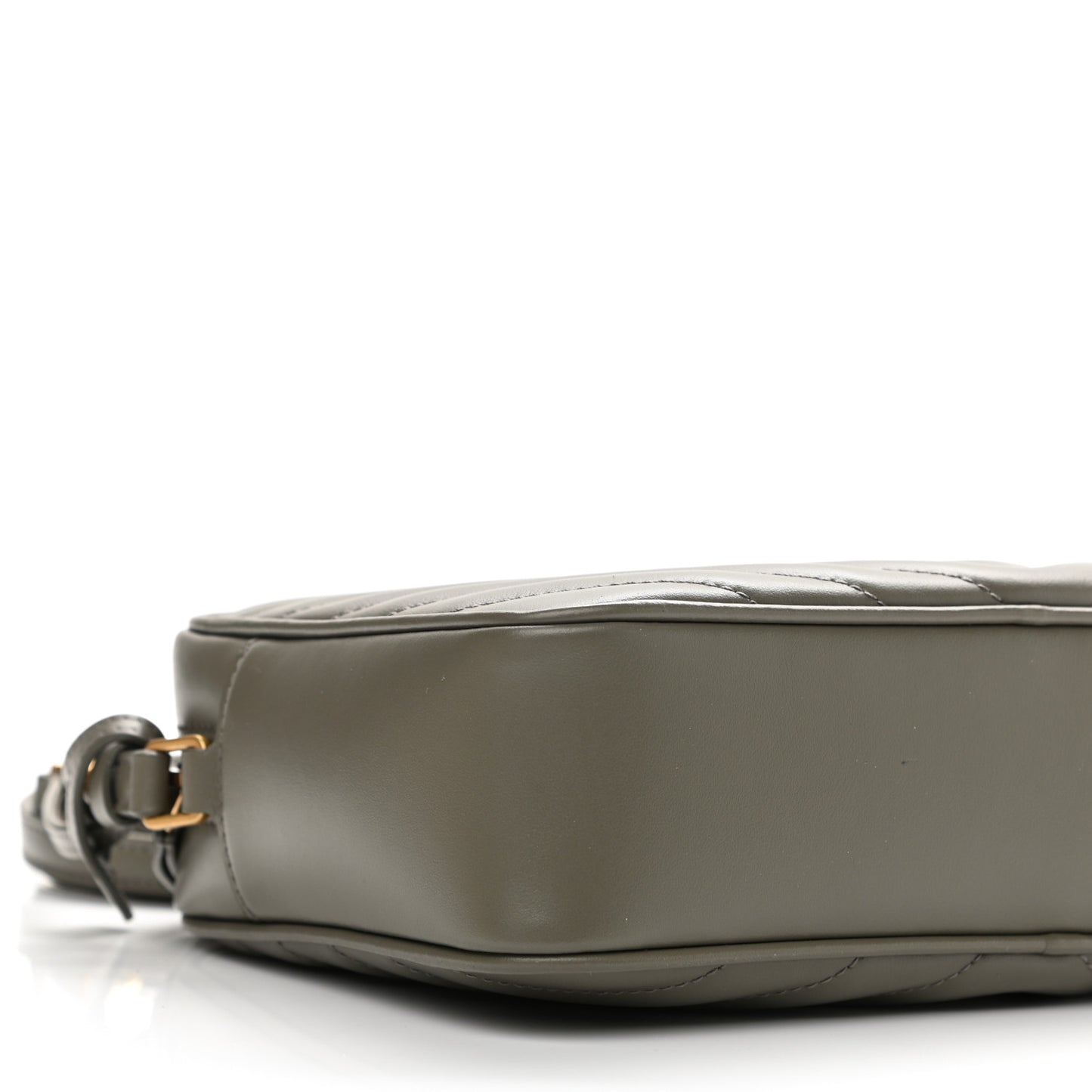 Calfskin Matelasse Monogram Lou Camera Bag Military Olive