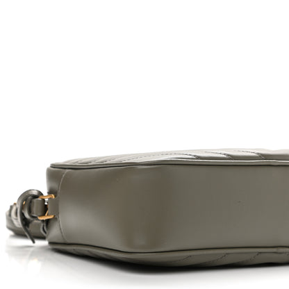 Saint Laurent Calfskin Matelasse Monogram Lou Camera Bag Military Olive 9 of 10