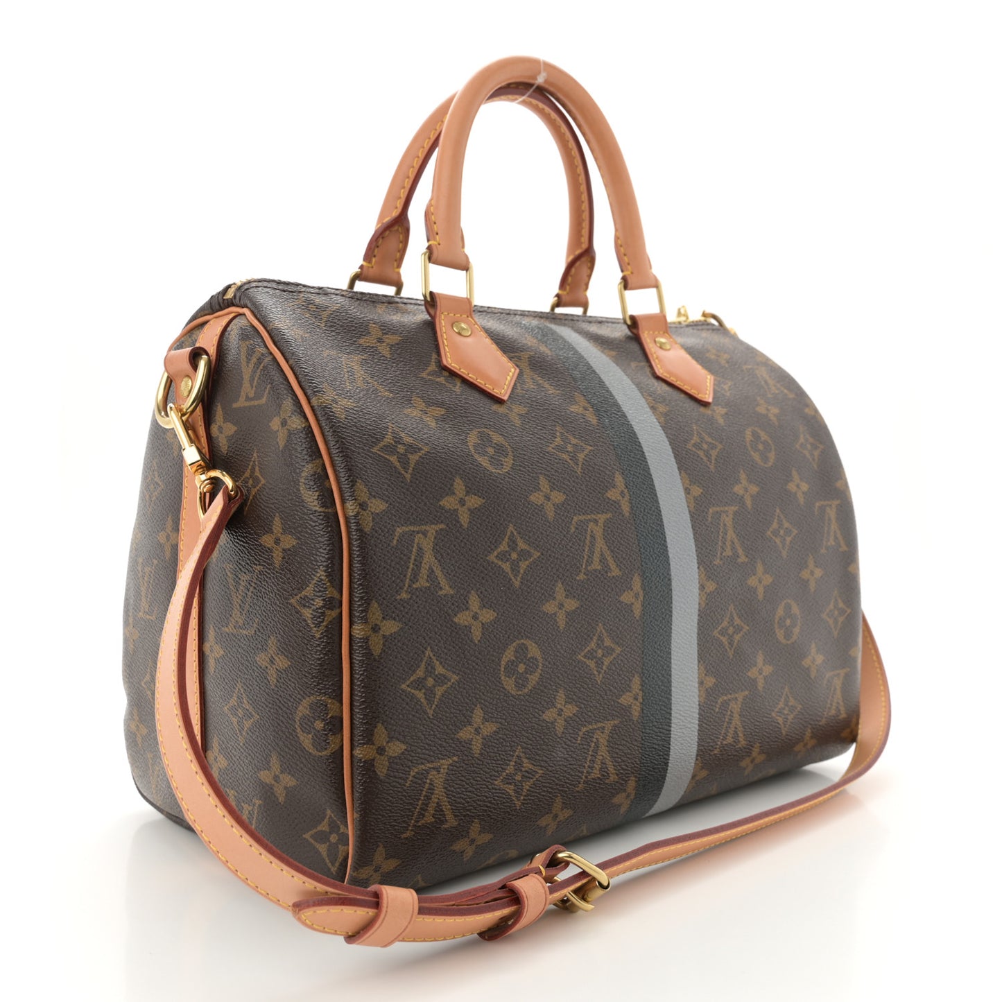 Monogram My LV Heritage Speedy Bandouliere 30 Black Gris