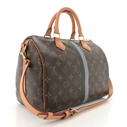 Louis Vuitton Monogram My LV Heritage Speedy Bandouliere 30 Black Gris 3 of 11