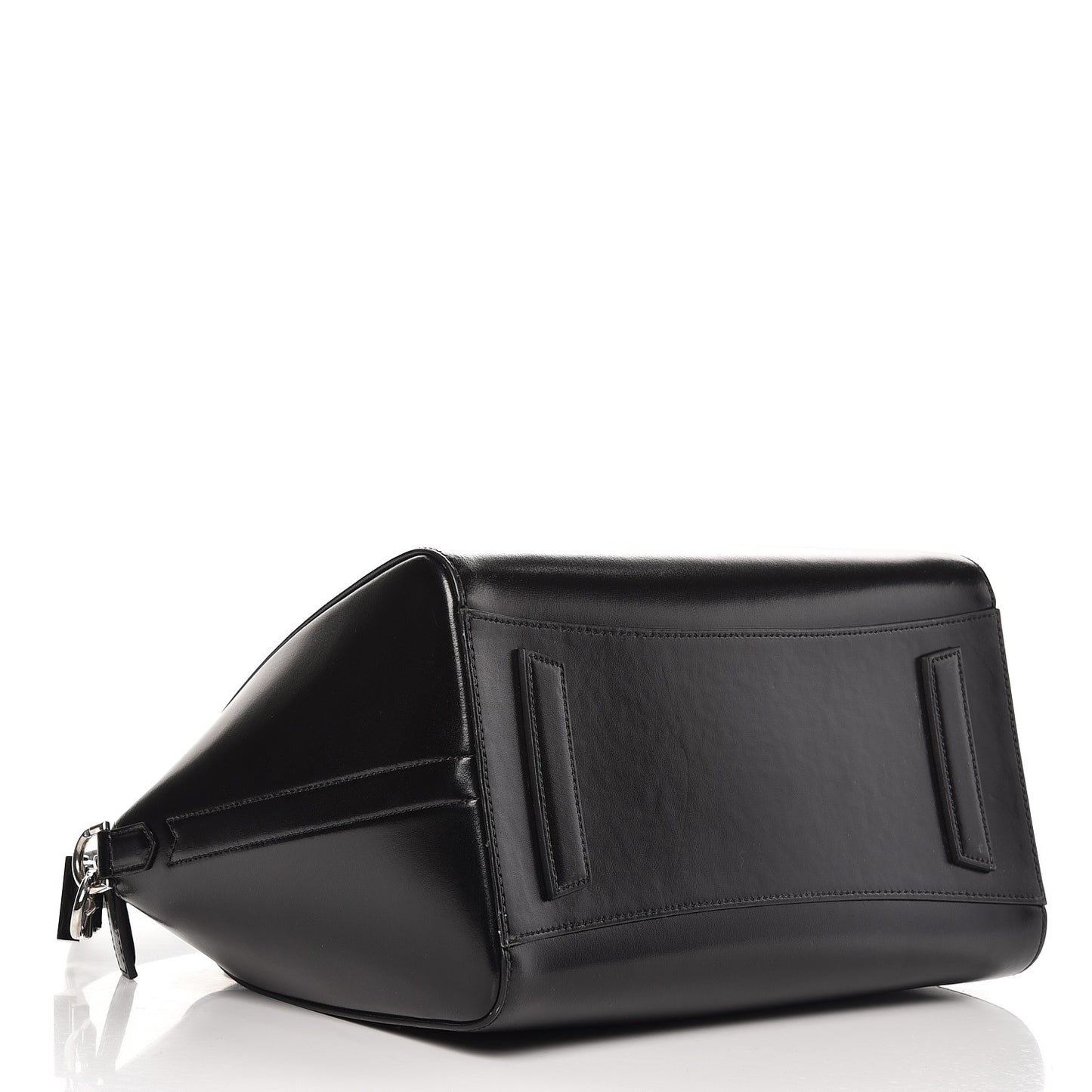 Shiny Lord Calfskin Medium Antigona Black
