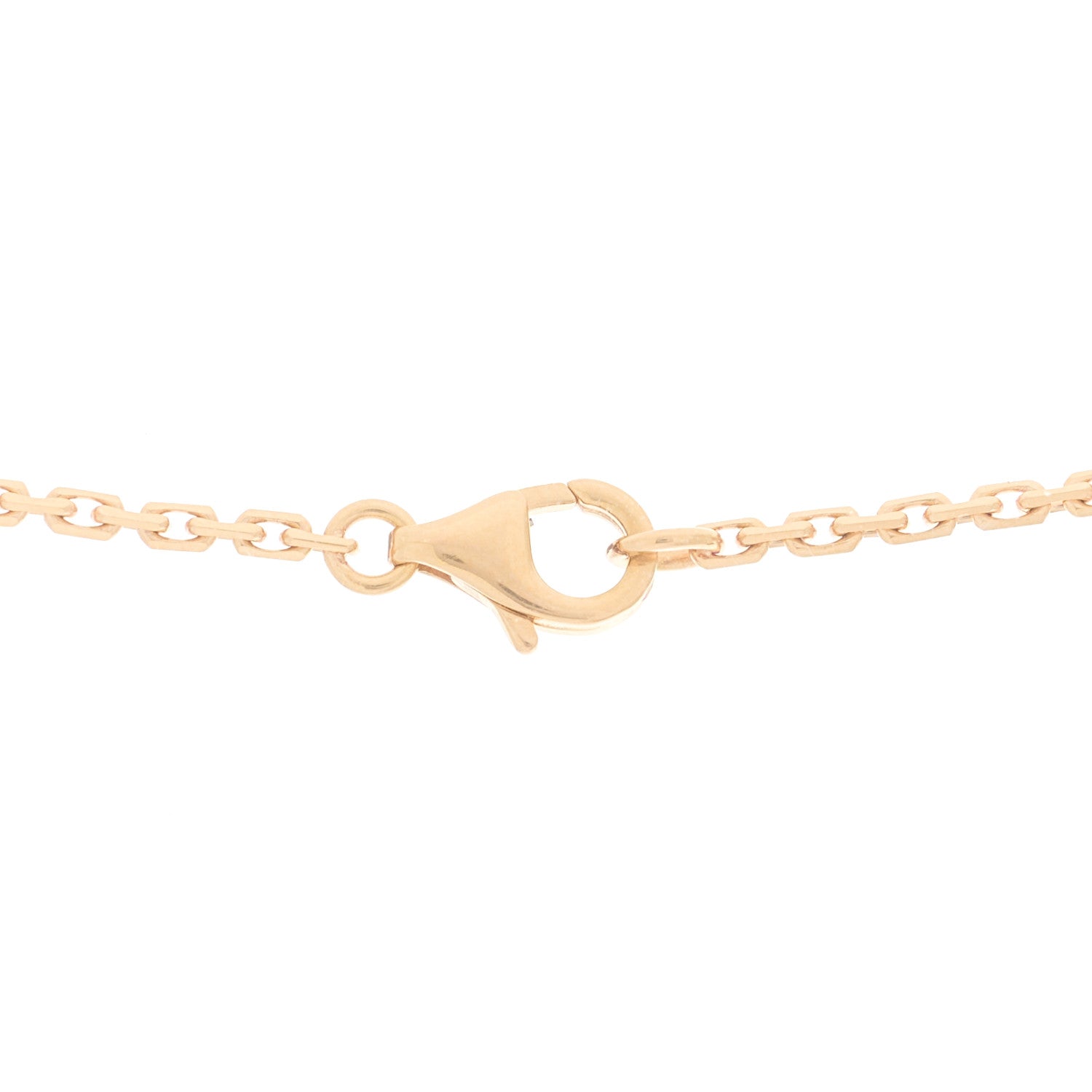 Cartier 18K Pink Gold Diamond Interlocking LOVE Necklace 5 of 8