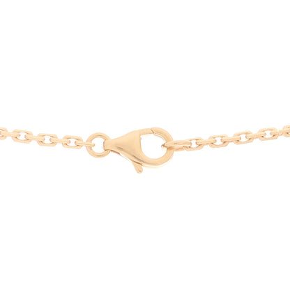 Cartier 18K Pink Gold Diamond Interlocking LOVE Necklace 5 of 8