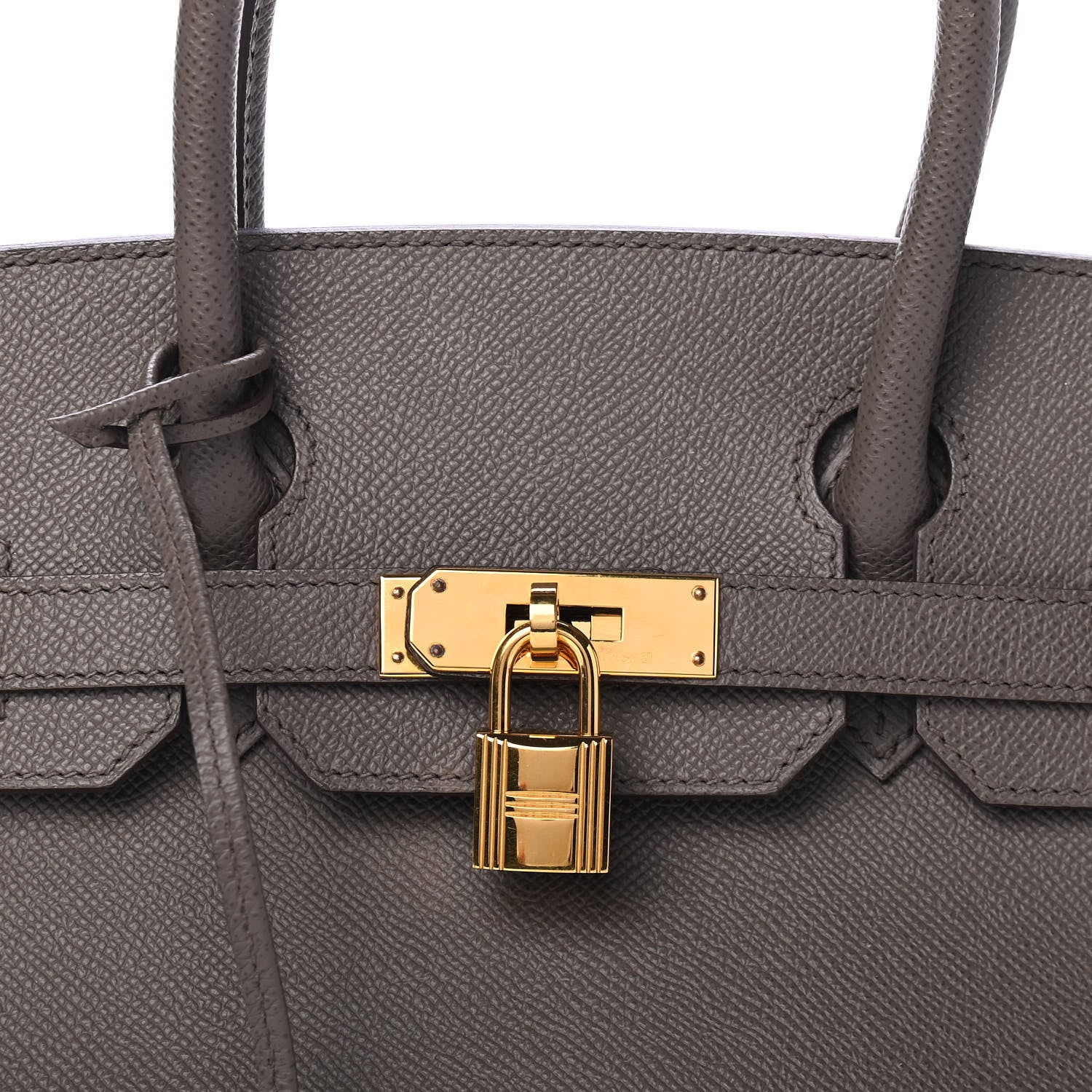 Hermes Epsom Birkin 30 Etain 8 of 10