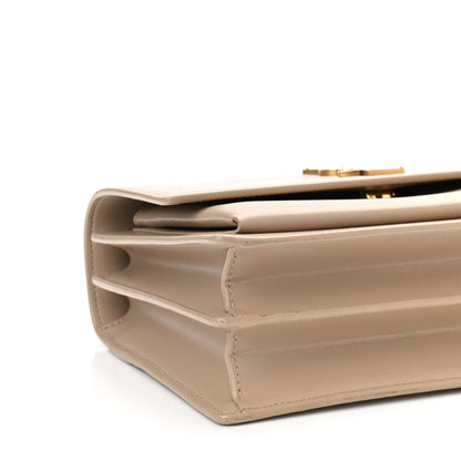 Saint Laurent Calfskin Medium Monogram Sunset Dark Beige 5 of 10