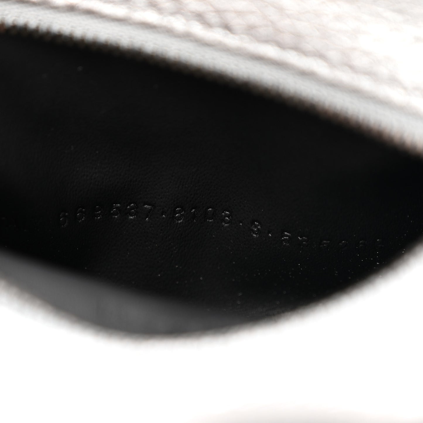 Metallic Grained Calfskin Neo Classic Hardware Super Nano City Crossbody Silver
