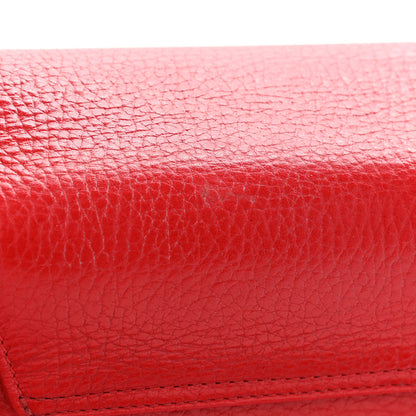 Versace Calfskin Crossbody Bag Red 10 of 12